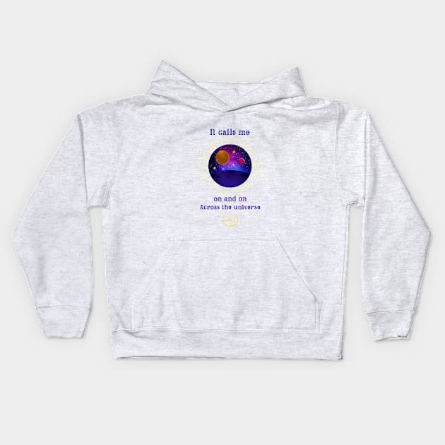 Across the Universe Kids Hoodie by Opesh Threads